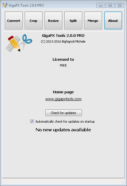 GigaPXTools screenshot 1